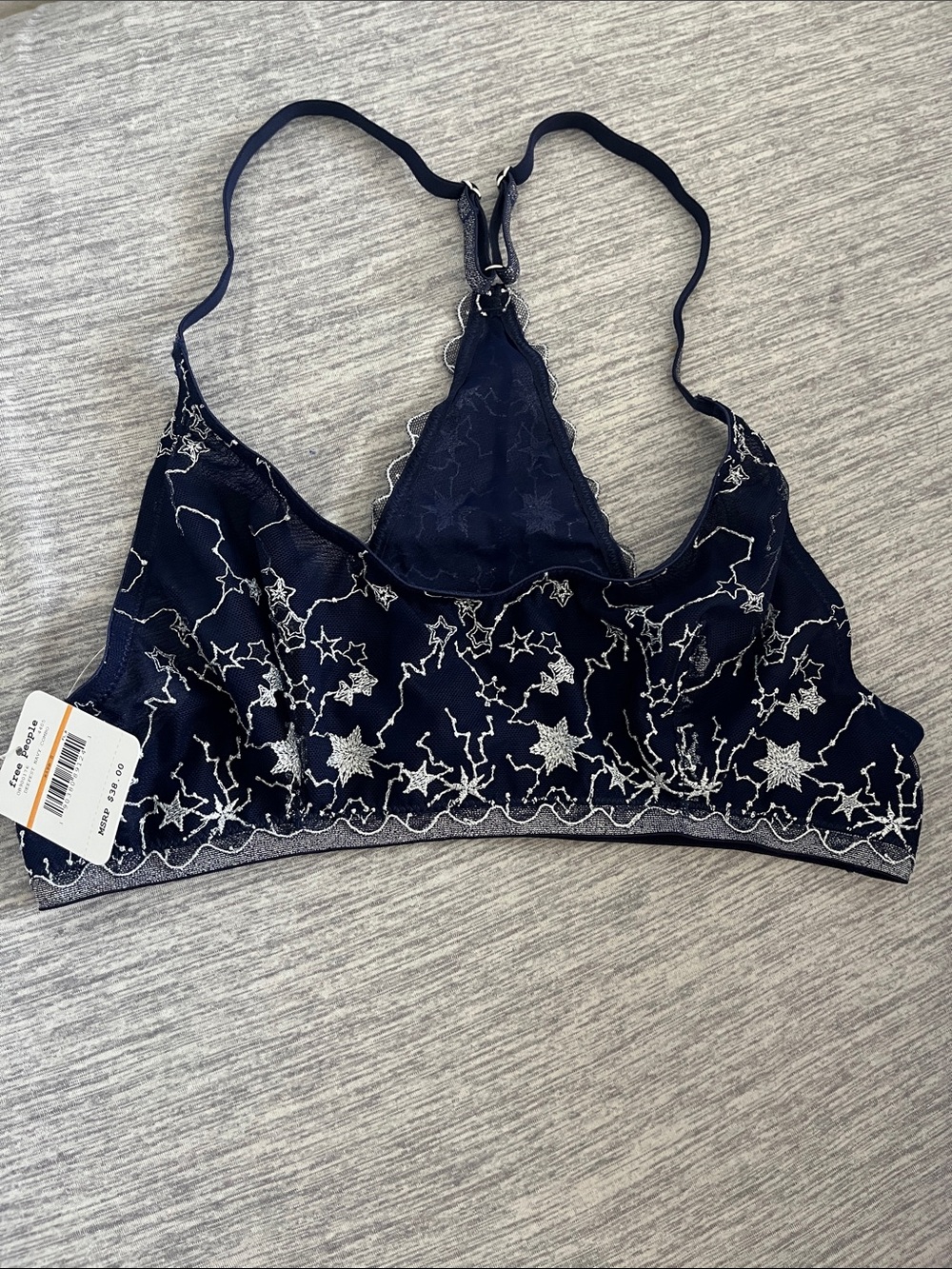 Free People Luna Mesh-Embroidered Bralette (Bundle)